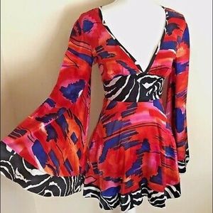 Marciano Bell Sleeve Mini Dress. Size Small.